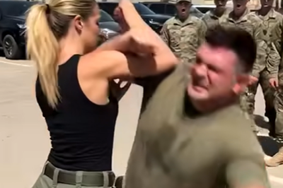 “He Thought She Was Just a Small Scientist in the Parking Lot—Then She Dropped Him in Front of 400 SEALs”