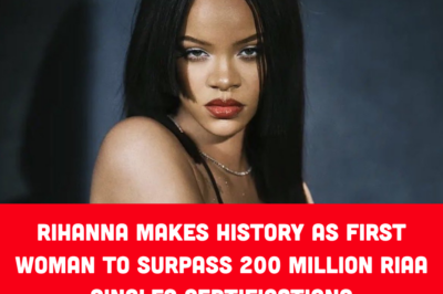 Rihanna Makes History as First Woman to Surpass 200 Million RIAA Singles Certifications