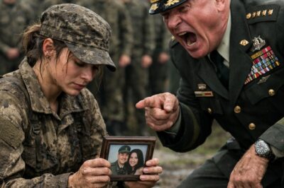 They Threw Her Dad’s Photo in the Mud — The General Roared, ‘You’ve Disrespected the Highest Rank!’