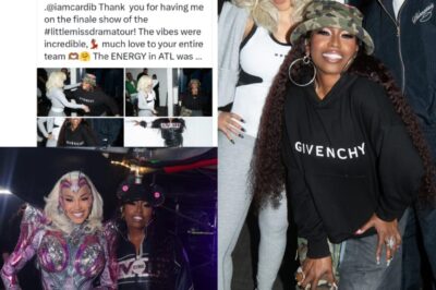 Full Circle Dream: Cardi B Honors Missy Elliott as a Legend After Epic Surprise Performance at Little Miss Drama Tour Finale