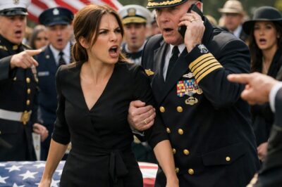 A SEAL Admiral Grabbed Me at Dad’s Memorial: “Military Only”—His Phone Rang: “Sir, Release Her.Now.”