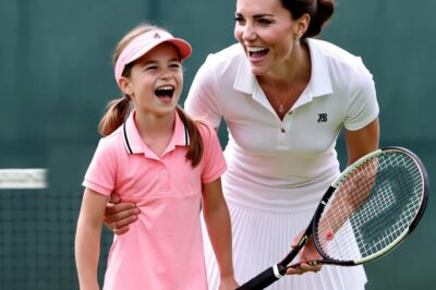 “No Security Walls, No Crowns — Just a Mother and Daughter”: Princess Kate’s Jaw-Dropping Secret Tennis Moment with Charlotte Leaves the Internet Speechless