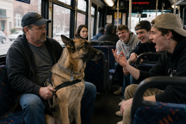 They Mocked His Calm Dog on the DC Bus — Until They Discovered Their B...
