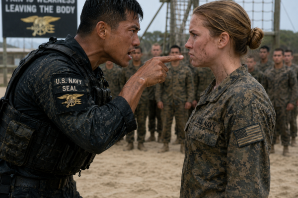 “Don’t Forget I’m a Navy SEAL!” He Brutally Slapped Her in Front of 80...